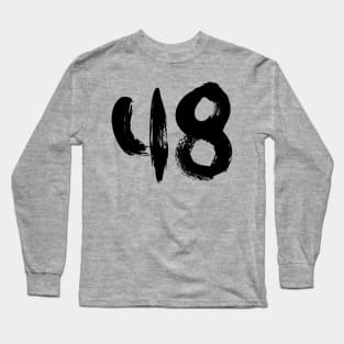 Number 48 Long Sleeve T-Shirt